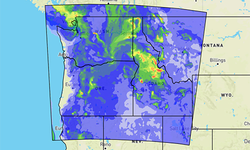 Air quality map