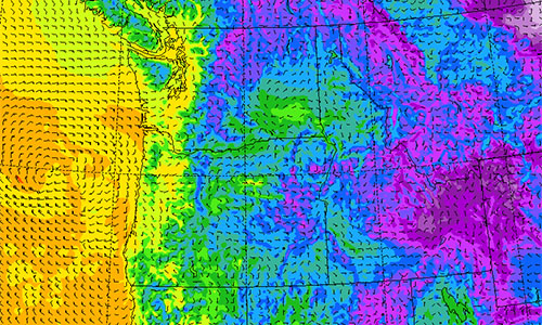 UW WRF model